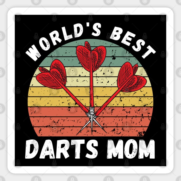 Best Darts Mom Magnet by footballomatic